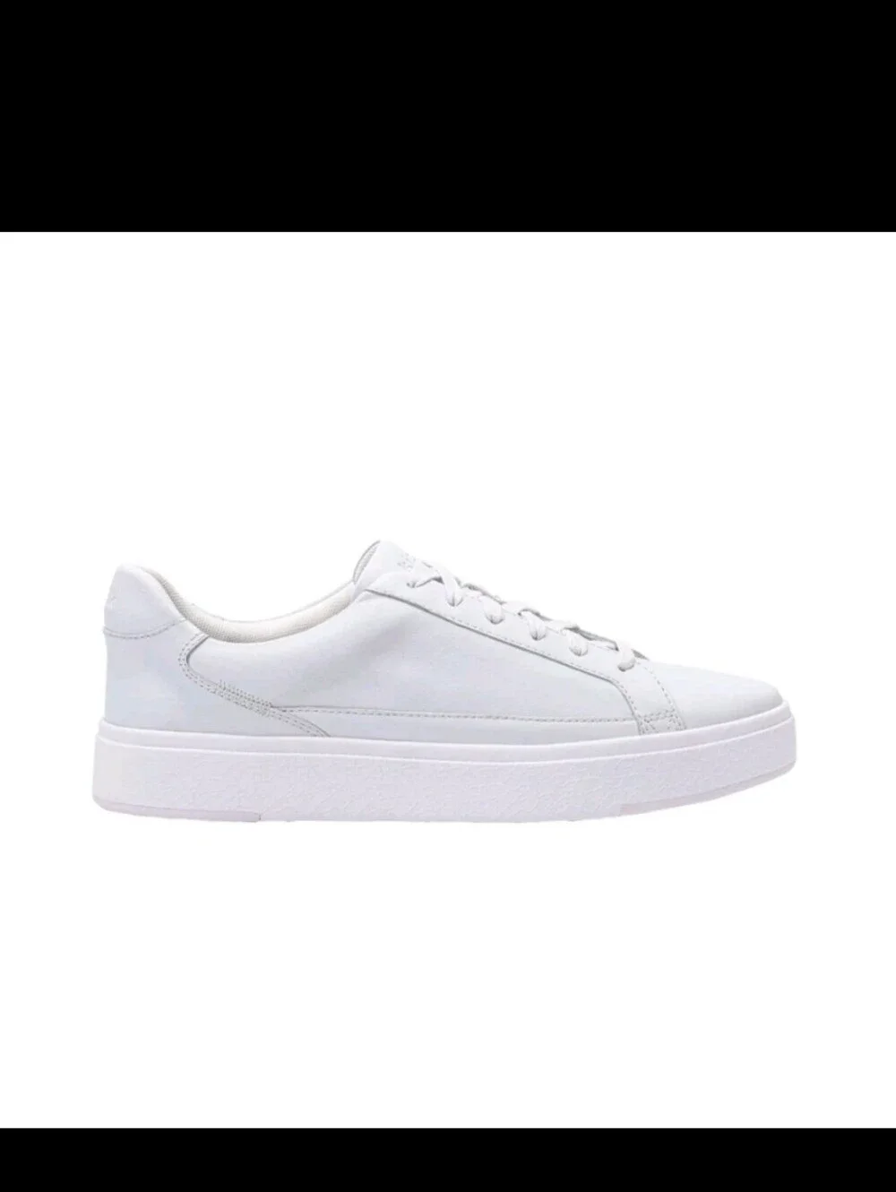 Kizik Vegas Unisex Hands-Free Leather Sneakers - Ivory White